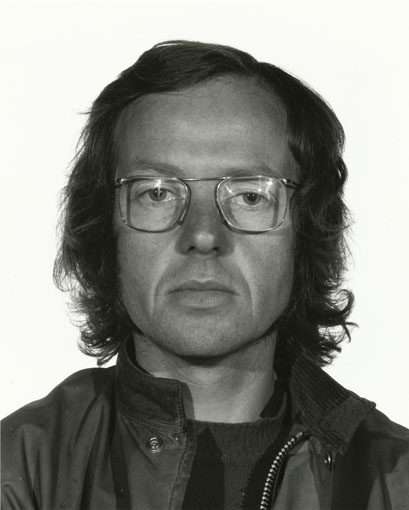 ID photograph for St Martins staff pass. 1973